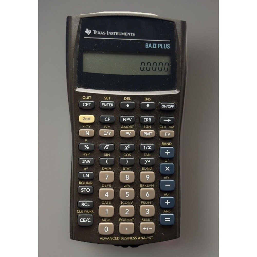 Texas Instruments BA II Plus Advanced Business Analyst Financial Calculator